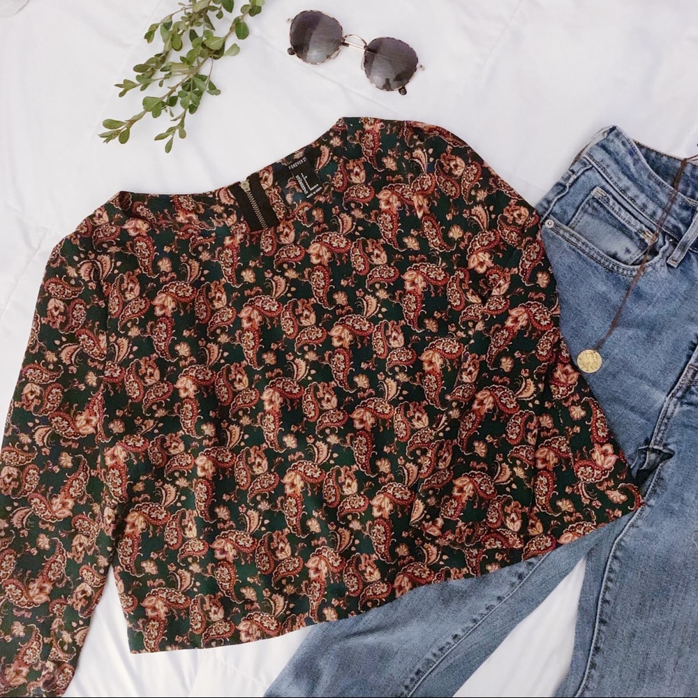 Floral crop top